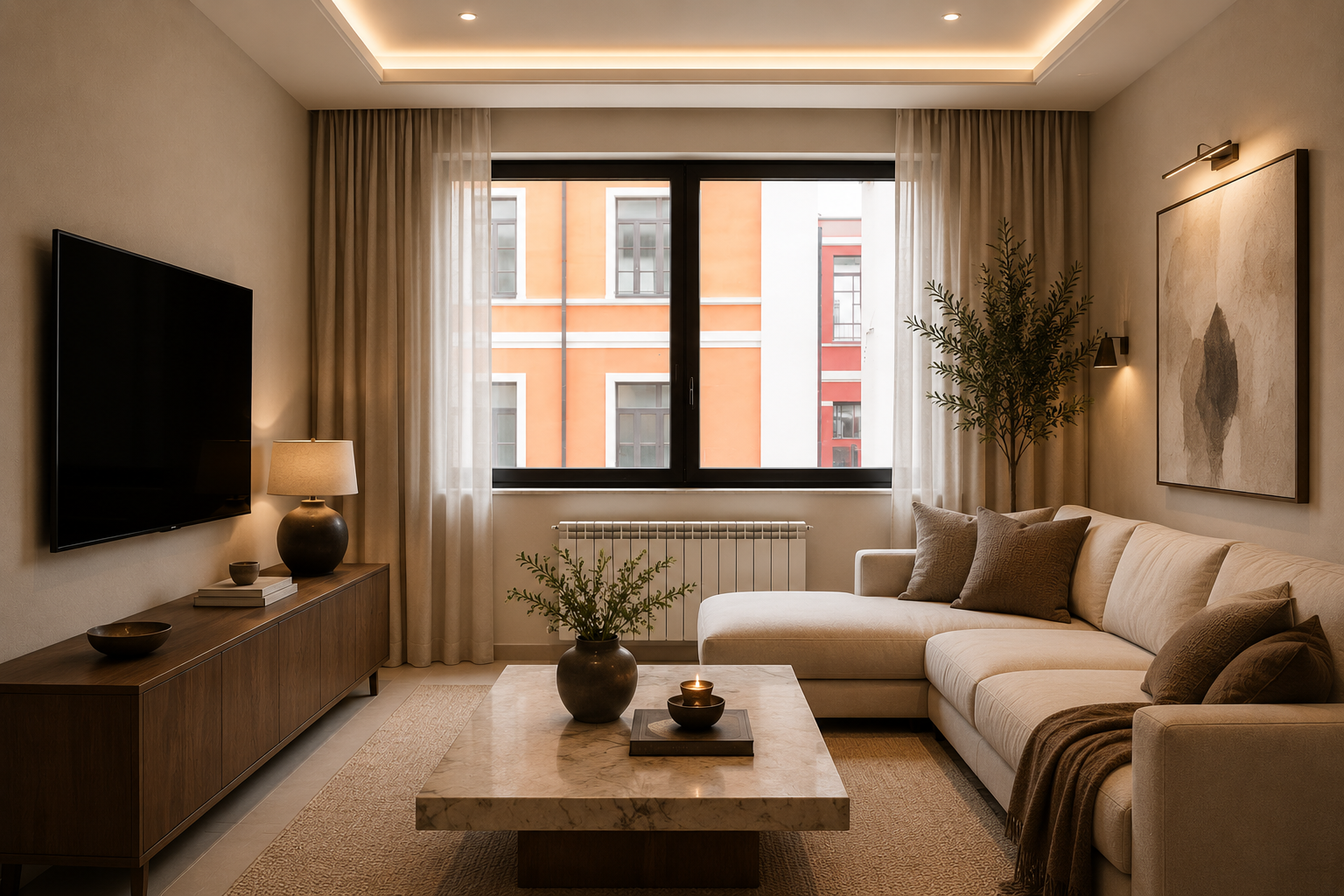 After interior design